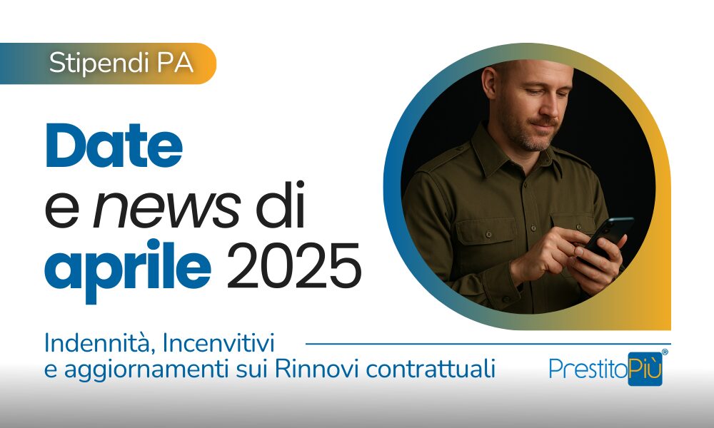 Persona che legge dallo smartphone notizie su stipendi, indennità e contratti della PA ad aprile 2025