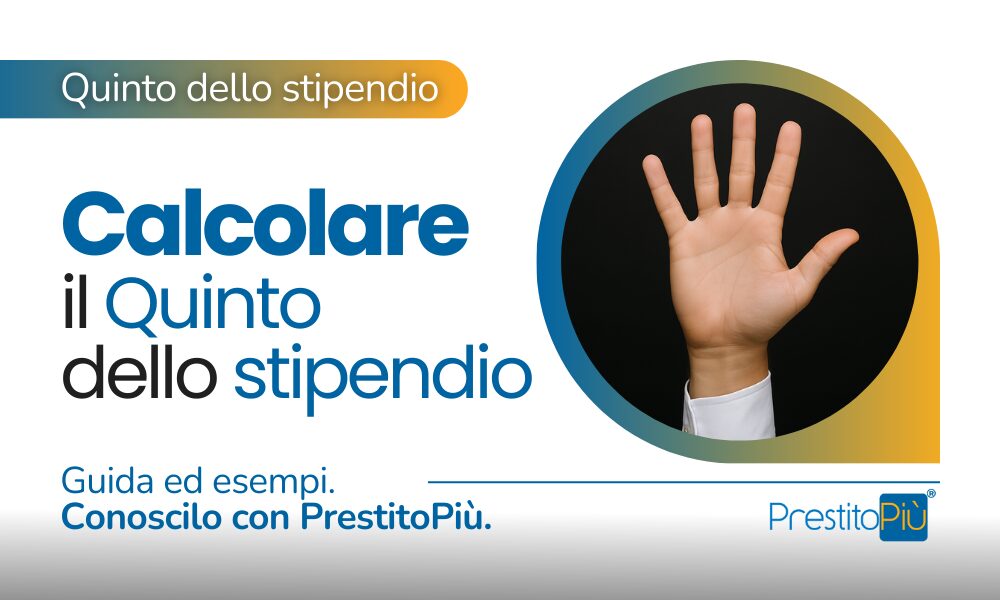 Mano aperta a simboleggiare il calcolo del quinto dello stipendio: guida con esempi pratici di PrestitoPiù