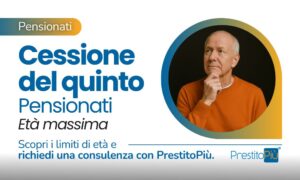 Pensionato che riflette sui limiti di età per ottenere una cessione del quinto