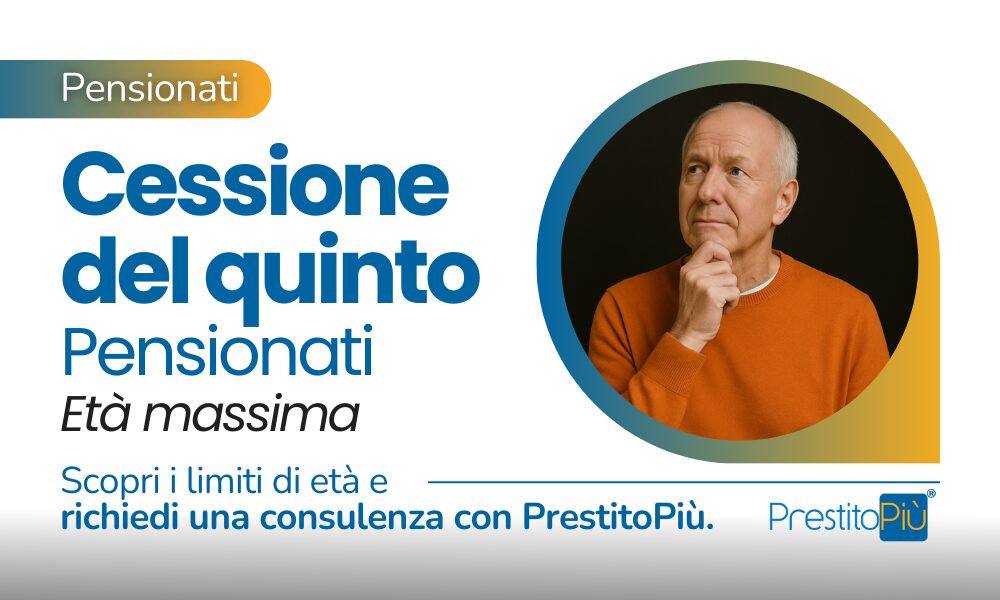 Pensionato che riflette sui limiti di età per ottenere una cessione del quinto