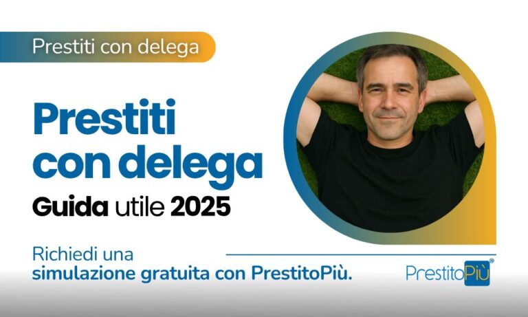 Uomo rilassato simbolo della serenità garantita da un prestito con delega – guida utile 2025 PrestitoPiù.