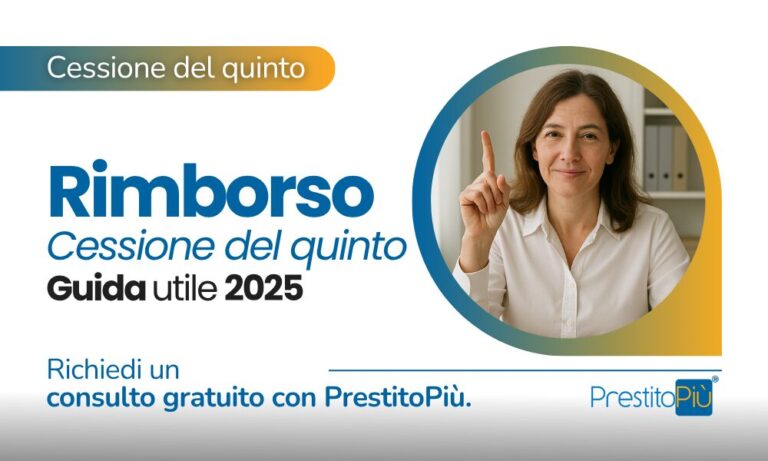Donna segnala un'informazione importante sul rimborso della cessione del quinto – guida 2025 PrestitoPiù.