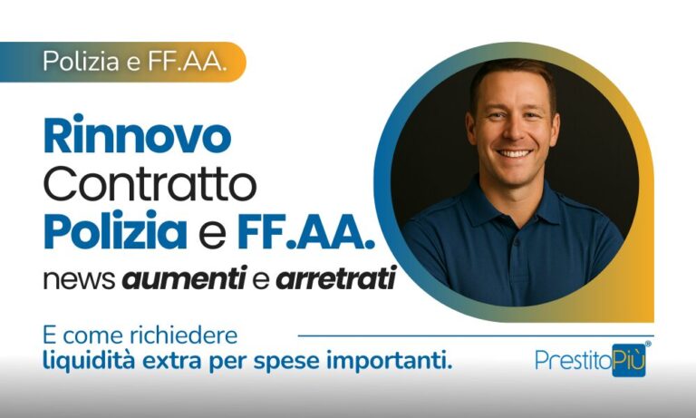 Agente delle forze dell’ordine sorride leggendo le novità su rinnovo contratto, aumenti e arretrati per Polizia e Forze Armate