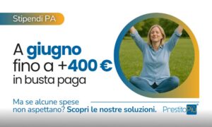 Donna felice e rilassata all’aria aperta – a giugno fino a 400 euro in più in busta paga per dipendenti pubblici.